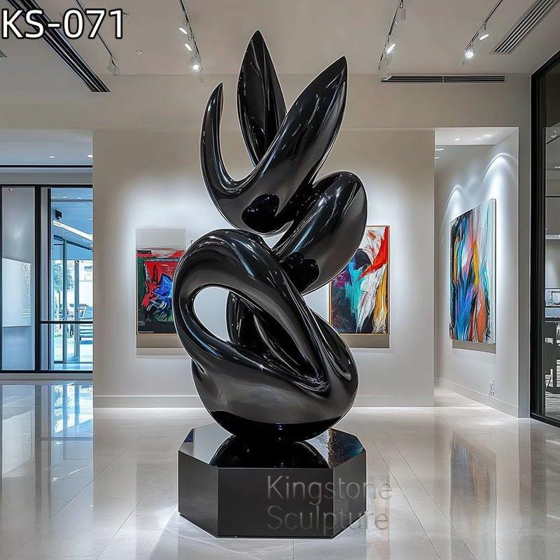 KS - 071 Modern Painted Stainless Steel Abstract Organic Sculpture - Kingstone Sculpture