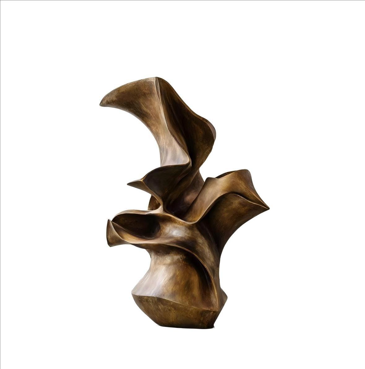 KS - 085 Contemporary Painted Stainless Steel Abstract Organic Sculpture - Kingstone Sculpture