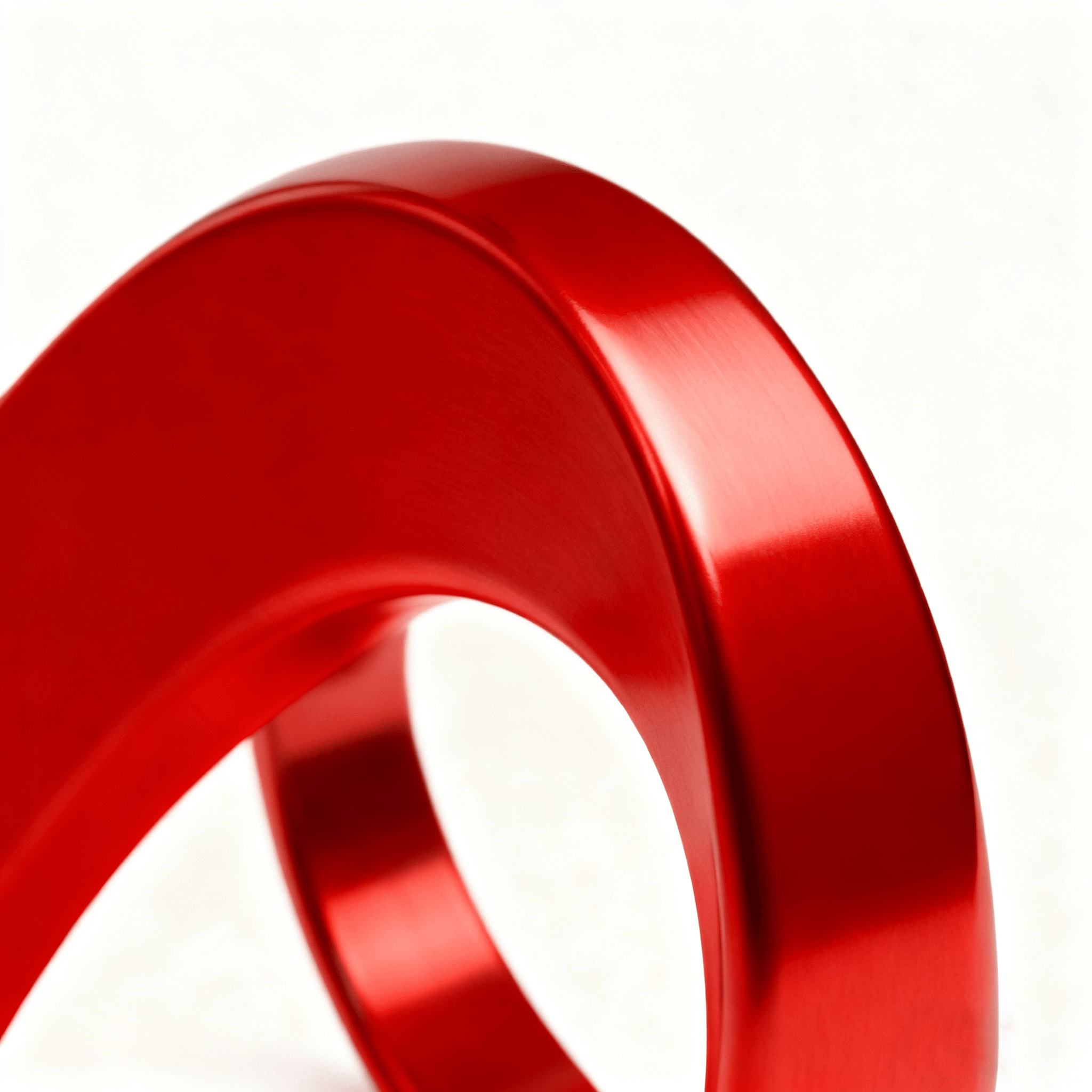Kingstone Sculpture Material Sample | Iconic Painted Red Stainless Steel - Kingstone Sculpture