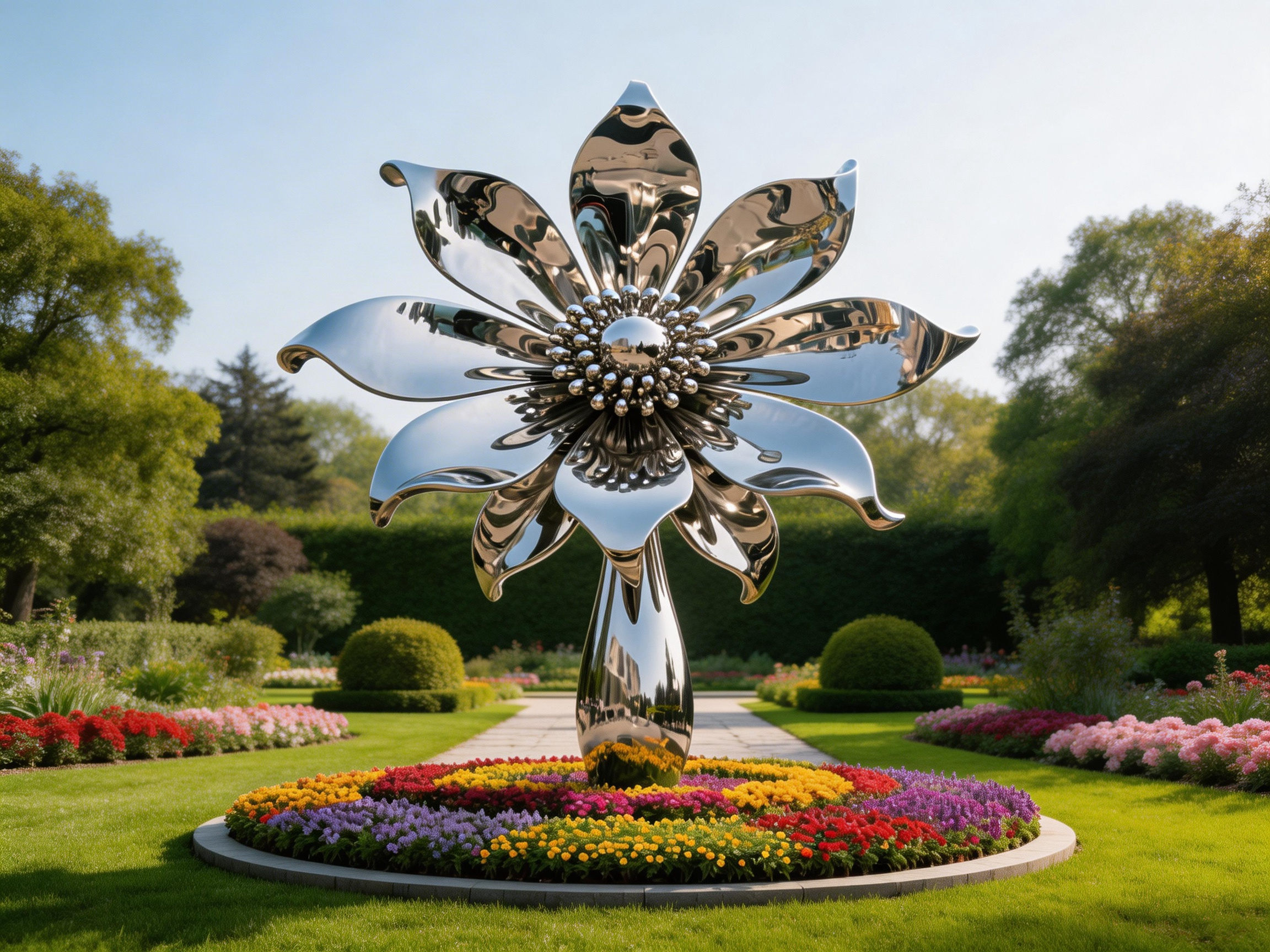 Elevating Your Landscape: Why Stainless Steel Garden Art is the Ultimate Luxury Choice