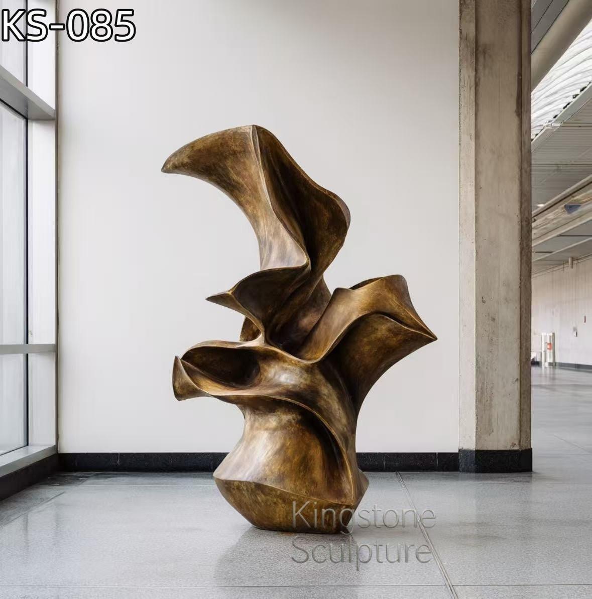 KS - 085 Contemporary Painted Stainless Steel Abstract Organic Sculpture - Kingstone Sculpture